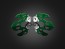 Chain Adjusters with Stand Hook - Green