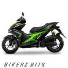 Yamaha Aerox Black/Green Decal & Emblem Set