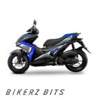 Yamaha Aerox (2019) Gray/Blue Plastic Set