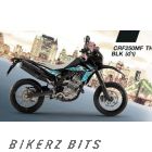 Honda CRF250M (2015) Black/Blue Sticker Set