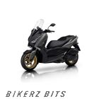 XMAX 300 (2020) Mat Dark Gray Metallic Plastic Parts Set