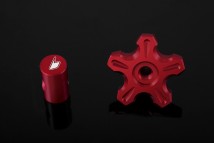 Nut Adjuster Drum Brake Set (Small)-Red