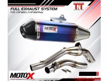 Honda CRF300L & Rally Full System Stainless Exhaust with Titanium Muffler