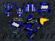 Complete 3M™ Honda CRF300LR Rally Decal Sticker Kit - 300 CAMO (Blue)
