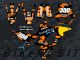 Complete 3M™ Honda CRF300LR Rally Decal Sticker Kit - 300 CAMO (Orange)