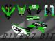 Complete 3M™ Decal Sticker Kit - 230 PROTAPER (Green) for Kawasaki KLX230