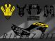 Complete 3M™ Decal Sticker Kit - 230 Twin Air (Yellow) for Kawasaki KLX230
