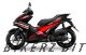 Yamaha Aerox (2019) Black/Red Plastic Set