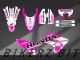 Complete 3M™ Honda CRF300L Decal - SKULL (White/Pink) (Euro and USA Headlight Cowl available)