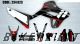 Complete 3M™ Honda CRF300L Decal Sticker Kit - MOTOREX (Black/White)