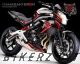 Kawasaki ER-6N Decal Sticker Kit-Redline