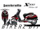 Complete 3M™ Decal Sticker Kit - AB-R 002 (Red) for Lambretta X-300