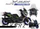 Decal Sticker Kit - ANGRY BEAR (Blue) for Yamaha XMAX300 Version 2