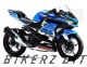Complete 3M™ Decal Sticker Kit - BLUE/WHITE for Kawasaki Ninja 400
