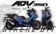 Complete 3M™ Honda ADV 350 ('22-'24) Decal Sticker Kit - CAMOUFLAGE (Blue)
