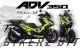 Complete 3M™ Honda ADV 350 ('22-'24) Decal Sticker Kit - CAMOUFLAGE (Lime)