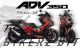 Complete 3M™ Honda ADV 350 ('22-'24) Decal Sticker Kit - CAMOUFLAGE (Red)