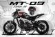 Complete 3M™ Decal Sticker Kit - DARUMA (Black) for Yamaha MT-09 ('13-'16)