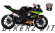 Complete 3M™ Decal Sticker Kit - DEWALT for Yamaha YZF R1