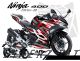 Complete 3M™ Decal Sticker Kit - FASTERLINE (Red) for Kawasaki Ninja 400