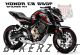 Complete 3M™ Honda CB650F (2017) Decal Sticker Kit - Furious Line