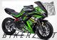 Complete 3M™ Decal Sticker Kit - Green for Kawasaki Ninja 650R