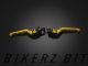 Folding Adjustable Front Brake-Clutch Lever (Long) - Light Gold