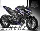 Complete 3M™ Decal Sticker Kit - HP4 (Blue) for Kawasaki Z800