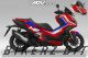 Honda ADV350 Decal Sticker Kit - HP (Blue/Gray)