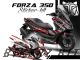 Complete 3M™ Honda Forza 350 Decal Sticker Kit - HP POWER (Red)