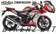 Complete 3M™ Honda CBR300R Decal Sticker Kit-Italian 01 Style