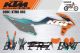 Decal Sticker Kit - MOTOREX (Gray) for KTM Six Days (300tpi, 350exc-f, 500exc-f)