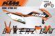 Decal Sticker Kit - MOTOREX (Orange) for KTM Six Days (300tpi, 350exc-f, 500exc-f)