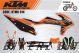 Decal Sticker Kit -EXC (Orange) for KTM Six Days (300tpi, 350exc-f, 500exc-f)
