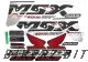 MSX 125 (2018) Decal Set Model 5 - Black