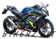 Kawasaki Ninja 300 Decal Sticker Kit - MOTUL (Lime)