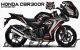 Complete 3M™ Honda CBR300R Decal Sticker Kit-Race Machine (Black) Style
