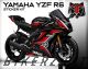 Complete 3M™ Decal Sticker Kit - RACING 01 (Red) for Yamaha YZF R6