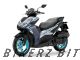 Aerox (2024) Mat Dark Bluish Gray Solid (1191,MDBNS1) Sticker Set