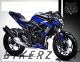 Kawasaki Z250SL Decal Sticker Kit - TT Signature (Blue)