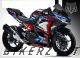 Complete 3M™ Decal Sticker Kit - ZX4R TT (Blue) for Kawasaki Ninja 400