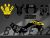 Complete 3M™ Decal Sticker Kit - 230 Twin Air (Yellow) for Kawasaki KLX230