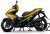 Yamaha Aerox Yellow Decal & Emblem Set