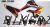 Honda CRF300L Decal Sticker Kit - Black/Yellow