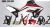 Honda CF300L Decal Sticker Kit - MAXIMA (Black)