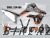 Complete 3M™ Honda CRF300L Decal - BIG JUST1 (Gray) (Euro and USA Headlight Cowl available)