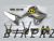 Complete 3M™ Honda CRF300L Decal - VFORCE (Gray/Yellow) 
