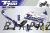Decal Sticker Kit - TOURATECH (Blue) for Yamaha T700
