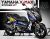Complete 3M™ Yamaha XMAX Decal Sticker Kit - 46 RACING (Blue)