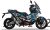 Complete 3M™ Honda X-ADV 750 Decal Sticker Kit - 93 (Blue)